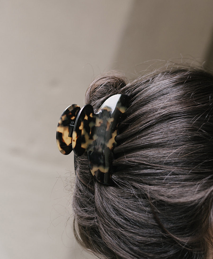 Haarklammer CARMEN (L) aus Acetat - Tortoise