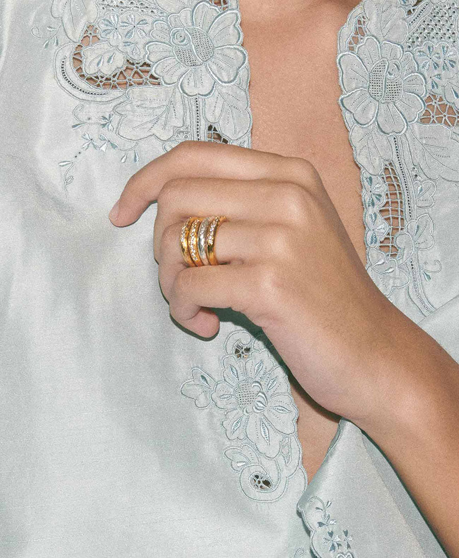 Fingerring vergoldet - Casilda