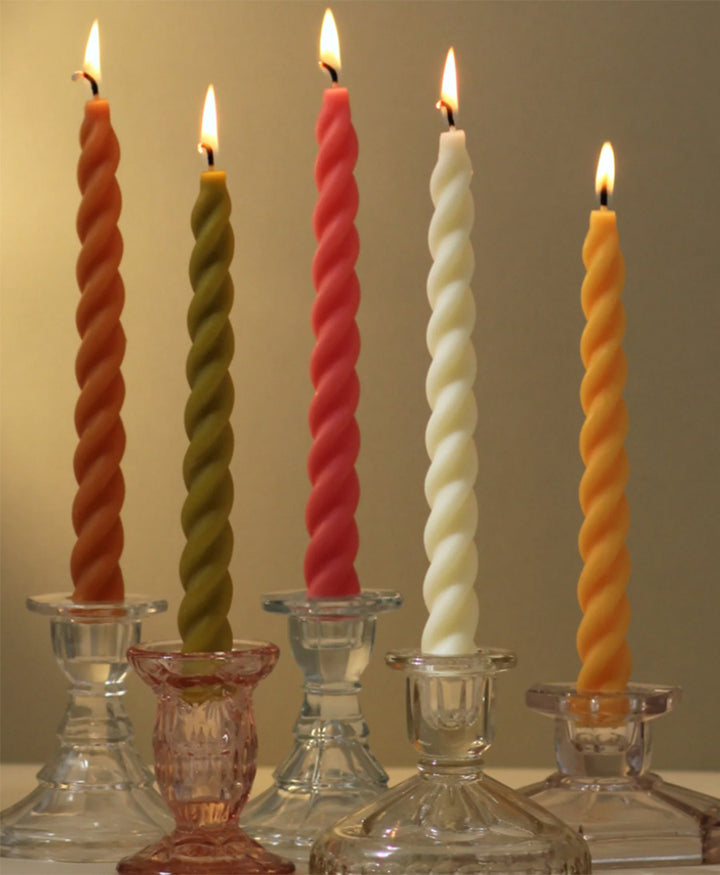 Twist Stabkerze - Pink