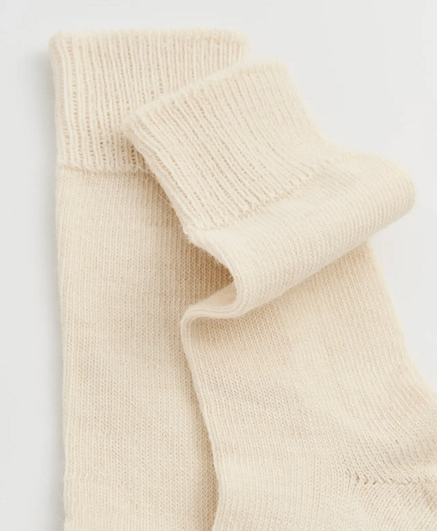 Alpaka Socken - Creme