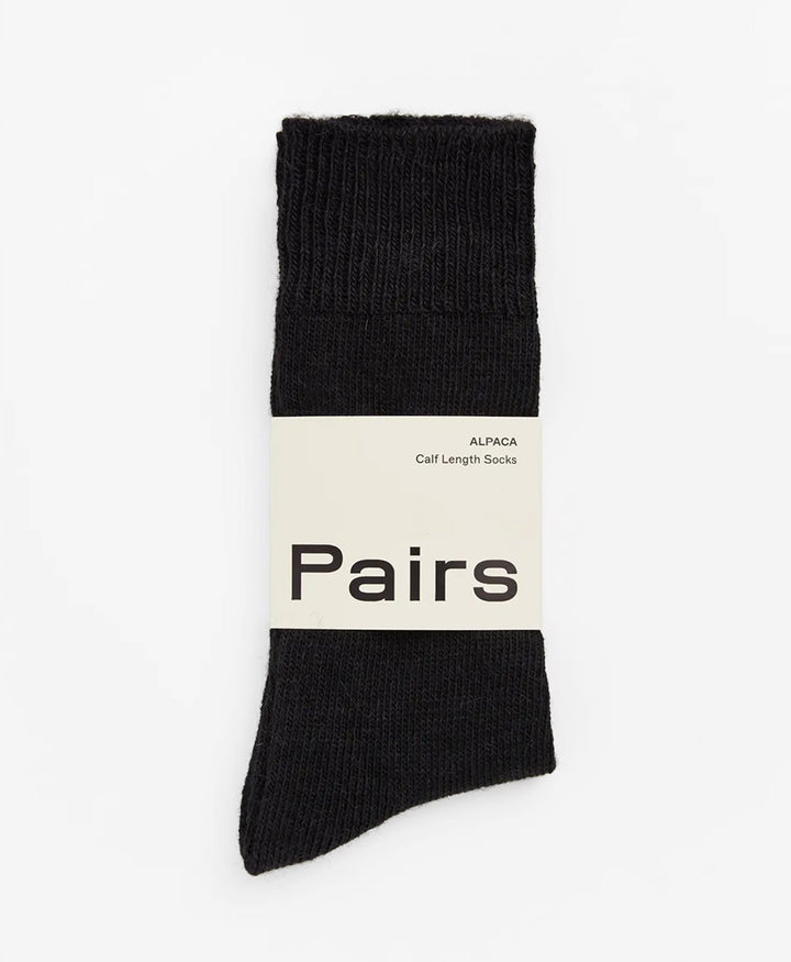Alpaka Socken - Schwarz