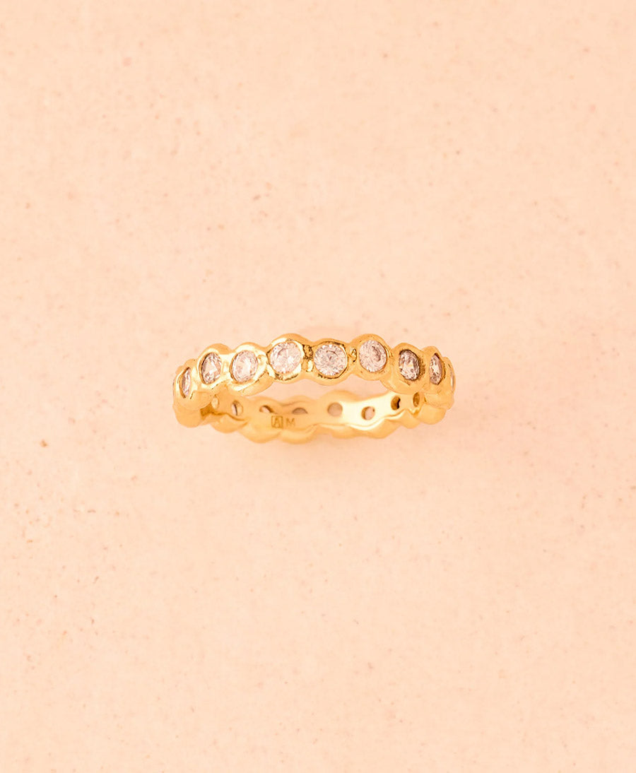 Amélia II Fingerring vergoldet