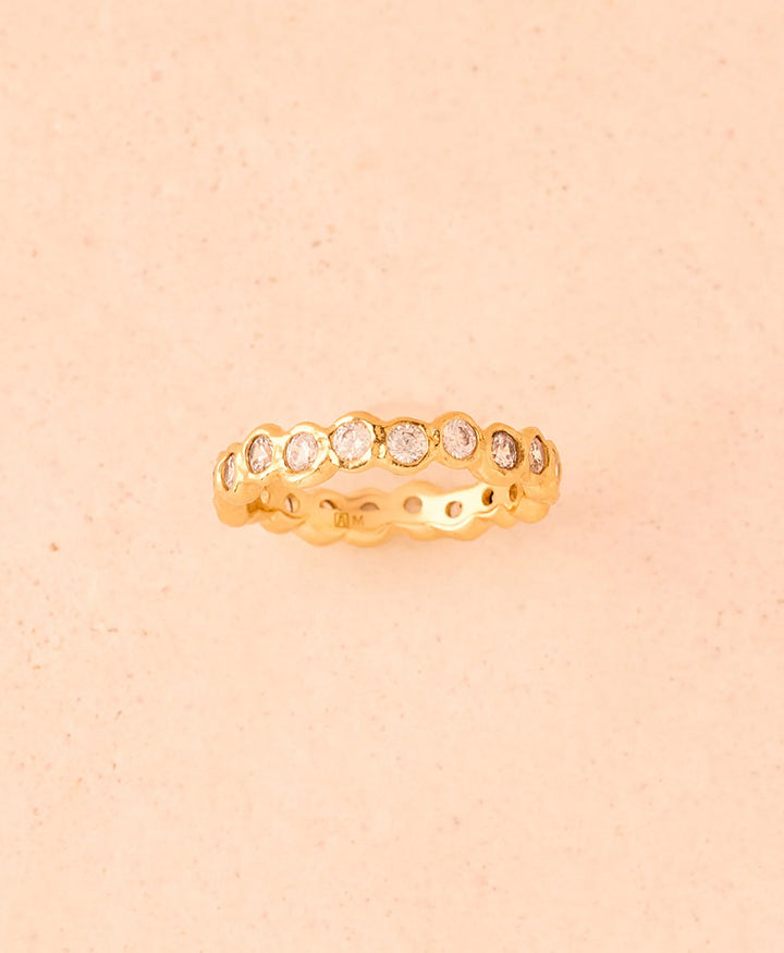 Amélia II Fingerring vergoldet