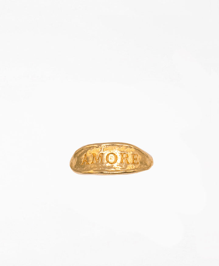 Fingerring vergoldet - Amore