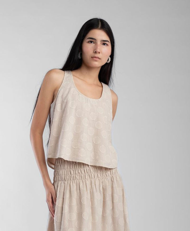 Top Arc Tank - Pearl