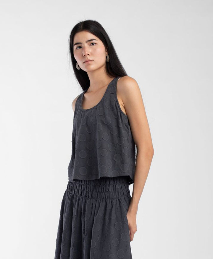 Top Arc Tank - Faded Black