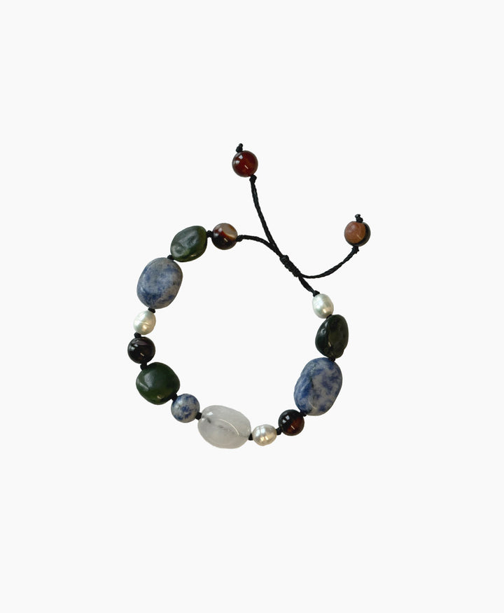 Armband aus Steinen JAMILA - Pacific