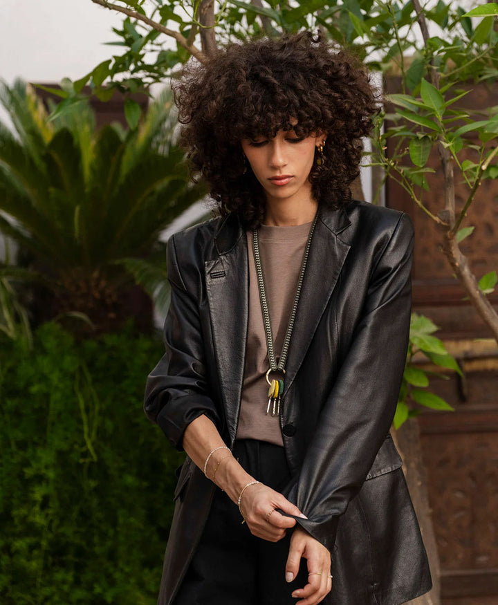 Schlüsselband vergoldeter Karabiner - Artichoke