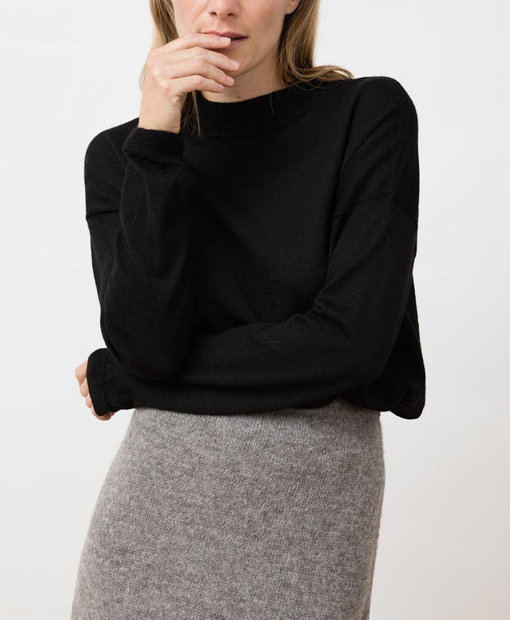 Strickpullover ARVO Sweater (schwarz)  - Secondhand