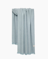 Halstuch Alpaka Schal Solid Bufandy in Solid Ash Blue