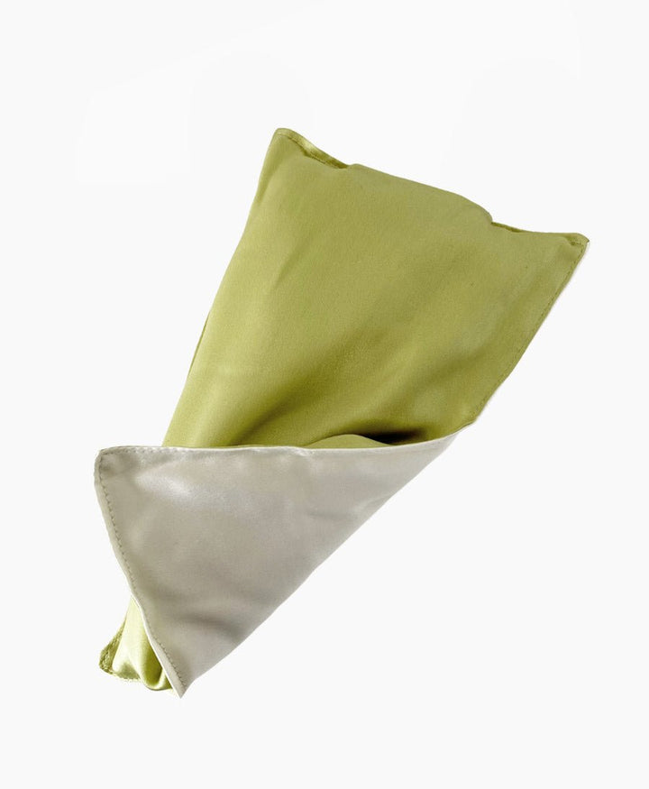 Augenkissen "Eye Pillow RAHA Seide" - Green/Ecru - YOOMEE - clomes