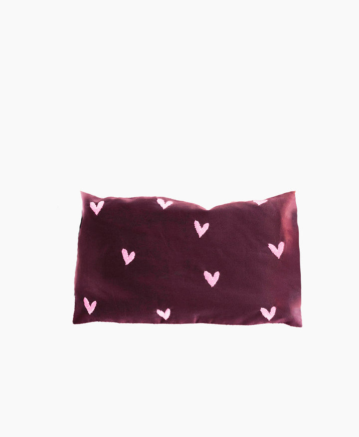 Augenkissen "Eye Pillow RAHA Hearts" - Bordeaux