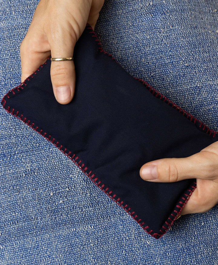 Augenkissen mit Lavendel "Eye Pillow RAHA Hbik" Dunkelblau