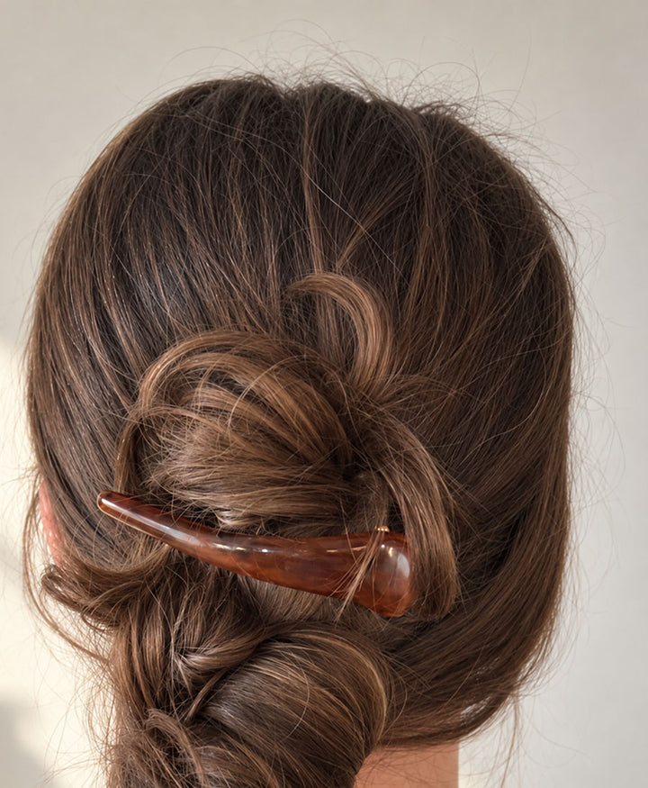 Haarclip AVA - Mahagoni Tortoise