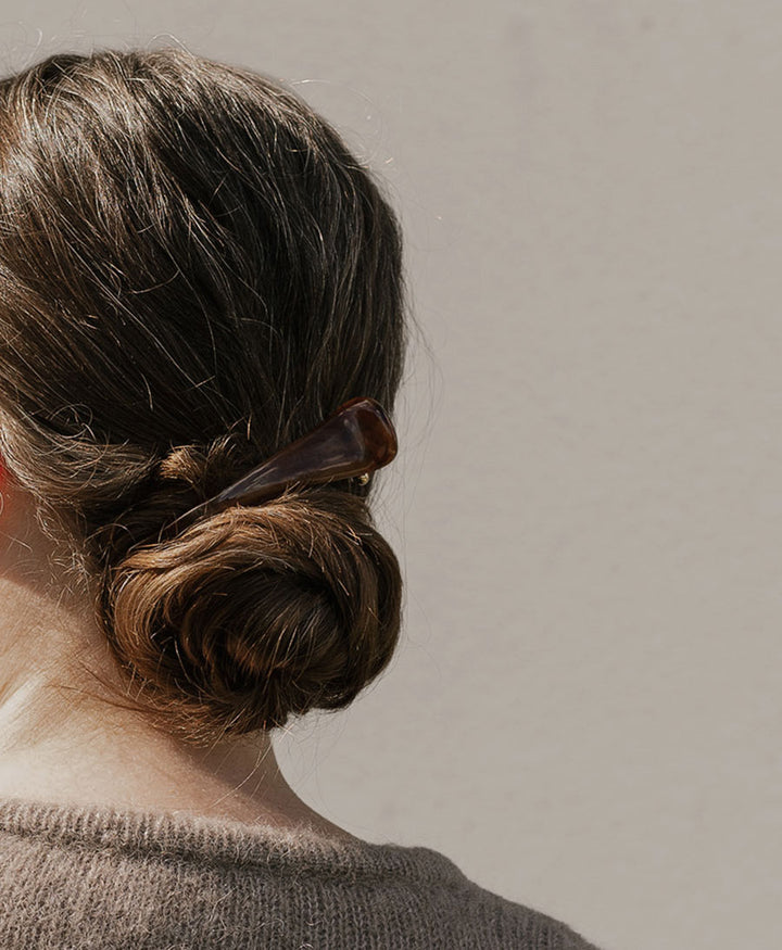 Haarclip AVA - Mahagoni Tortoise