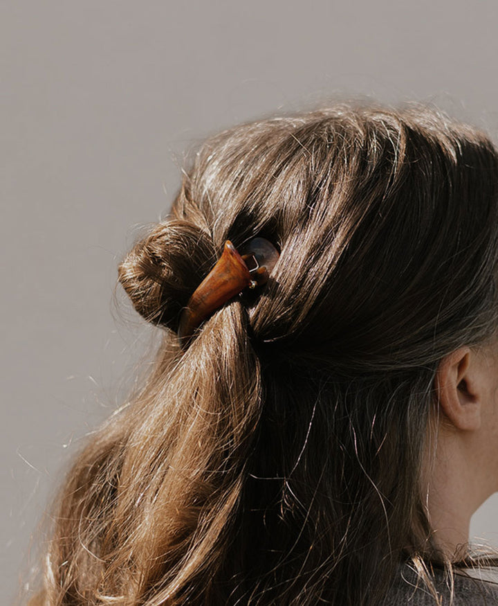 Haarclip AVA - Mahagoni Tortoise