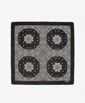 Seiden-Foulard Minimal Bandana Silk Scarf Aeneis in Black
