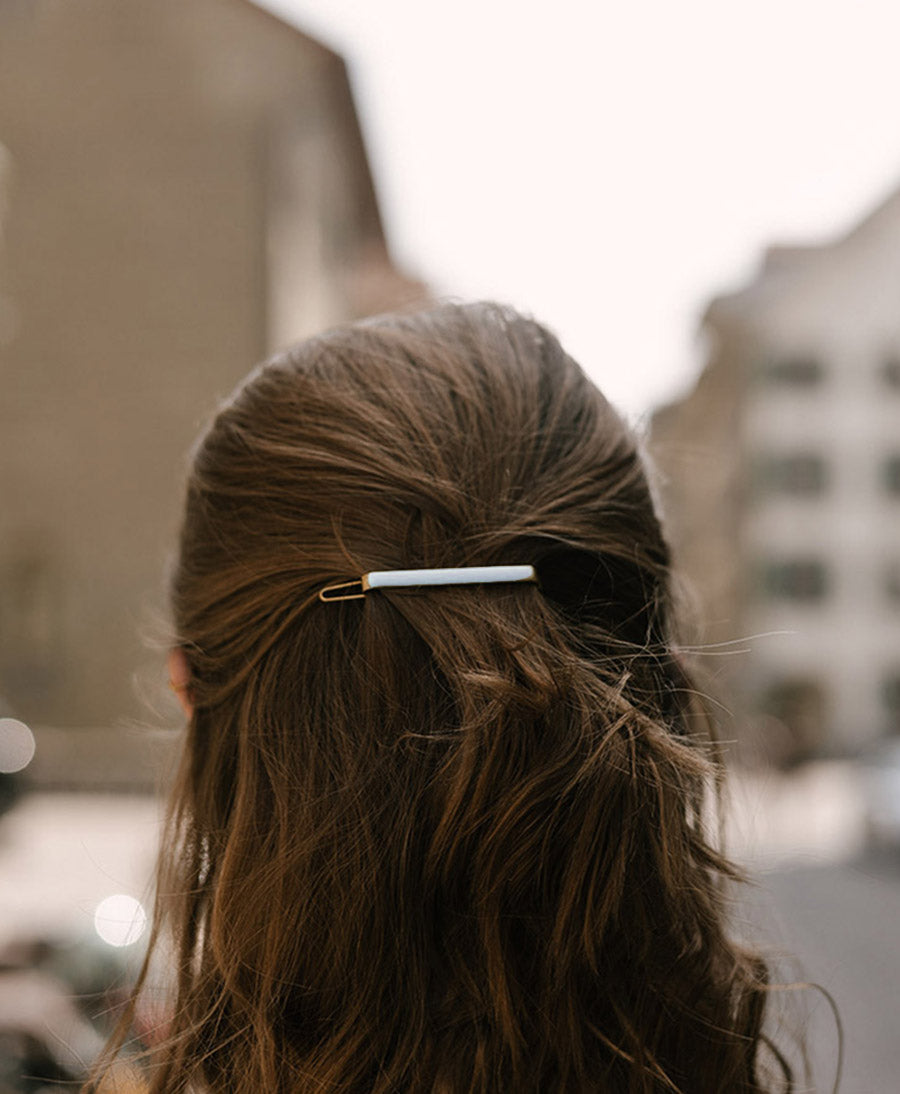 Haarclip - PALE BLUE BARETTA