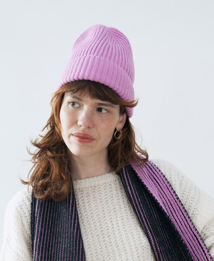 Strickmütze KARLA Beanie - Pink
