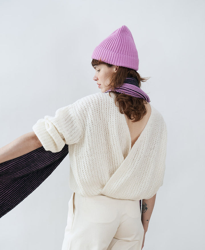 Strickmütze KARLA Beanie - Pink