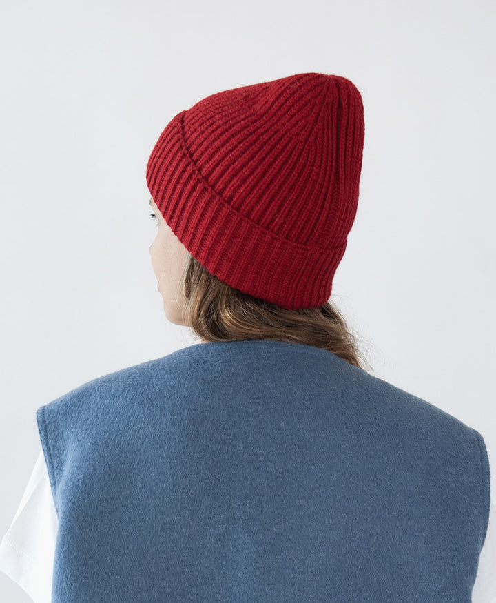 Strickmütze KARLA Beanie - Pomegranate