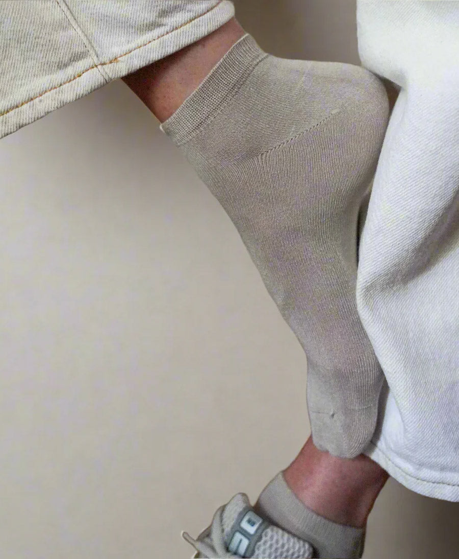 Knöchelsocken Lyocell - Beige
