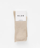 Glitzer Socken Lyocell Klue in Beige