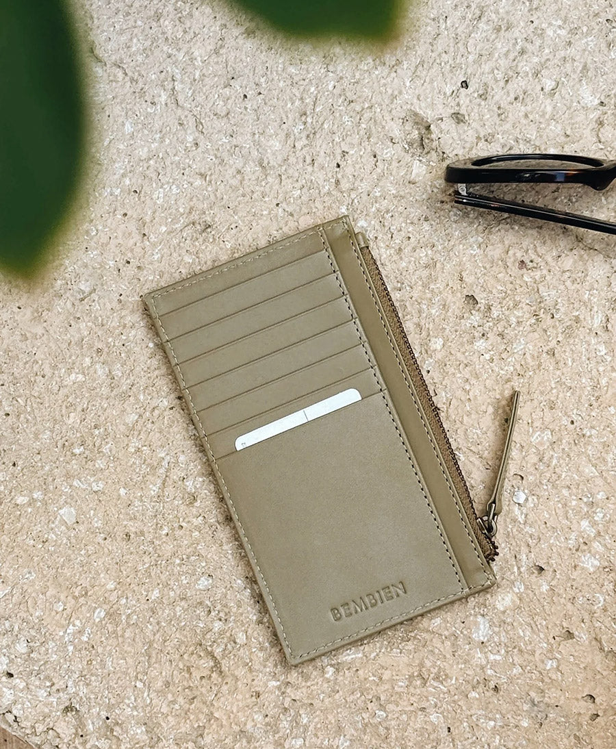 Grosses Kartenetui - Card Case "ODIN" - Sage