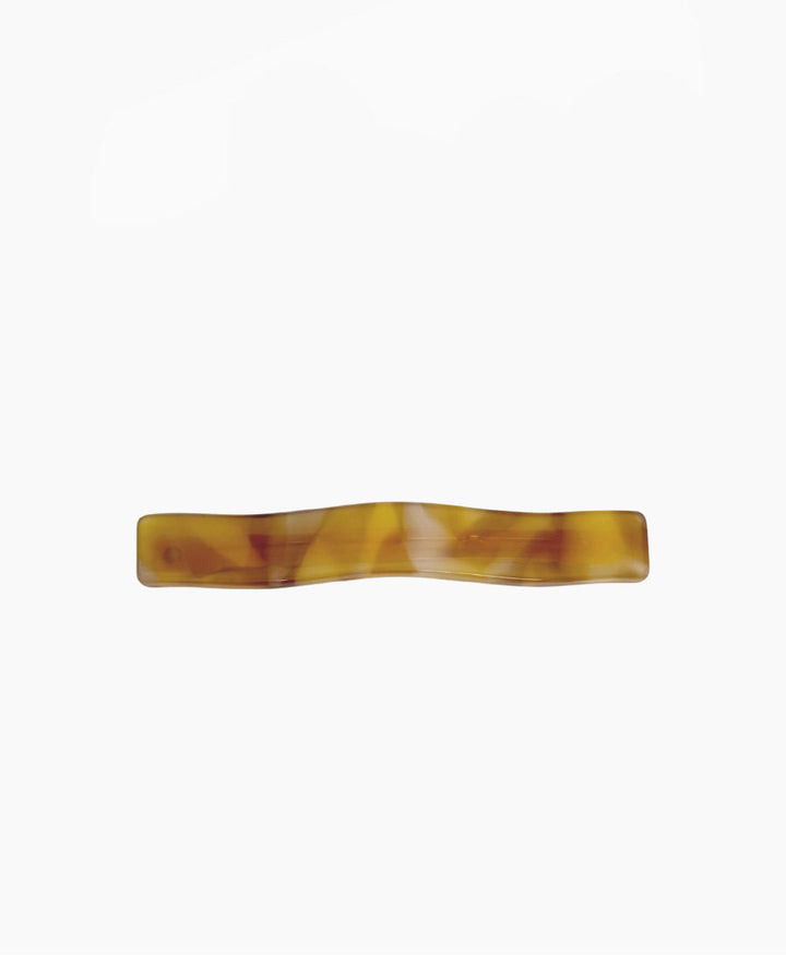 Haarspange ISETTE aus Acetat - Bernstein