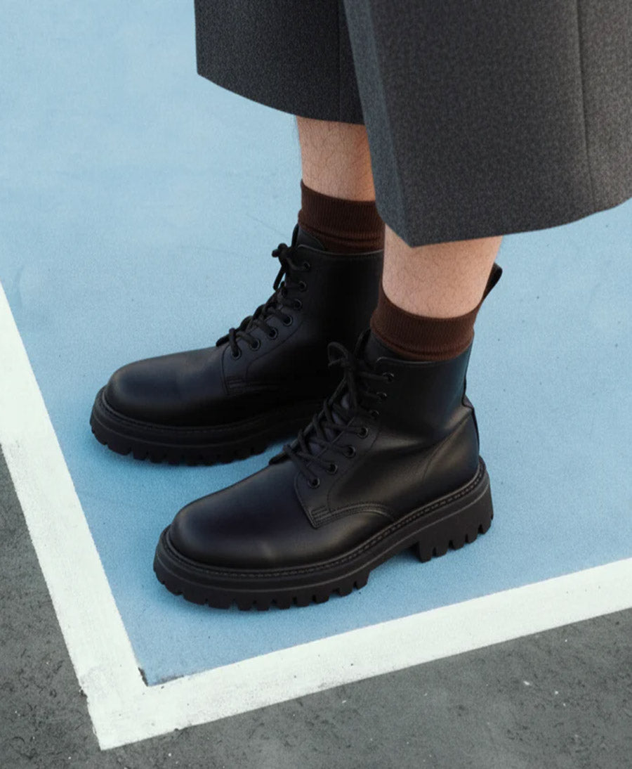 Socken Bio-Baumwolle - Dunkelbraun