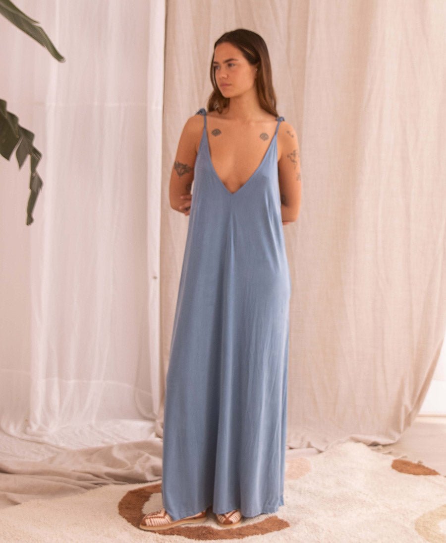 Blaues Kleid von Cossac (S) - Secondhand - COSSAC - clomes