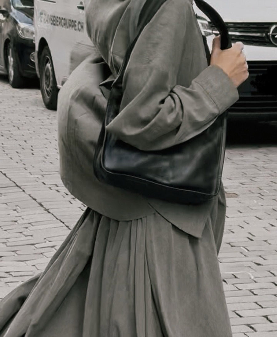 Ledertasche CLARA - Leder, schwarz