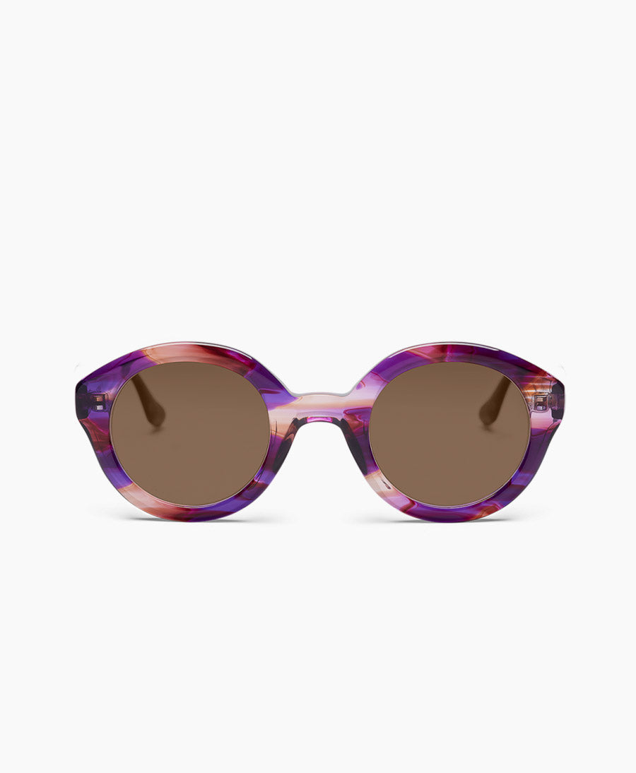 Sonnenbrille "Bouly" - Purple Havana Violett