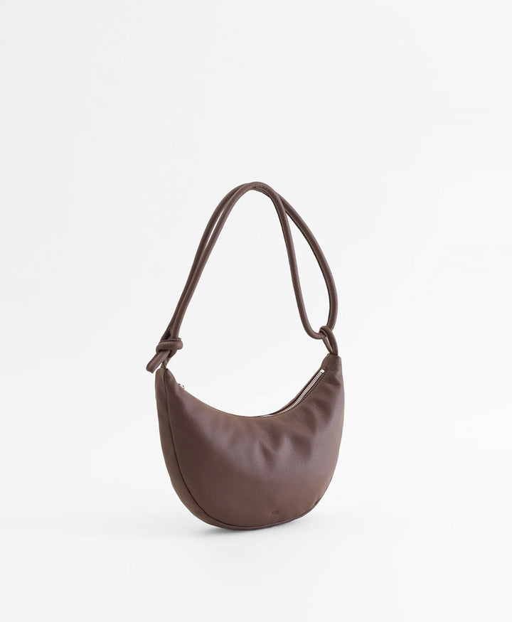 Schultertasche & Umhängetasche Bow - Leder, Tobacco