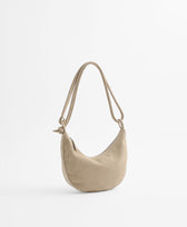 Ledertasche Schultertasche Umhängetasche Bow Are Studio in Travertine Suede
