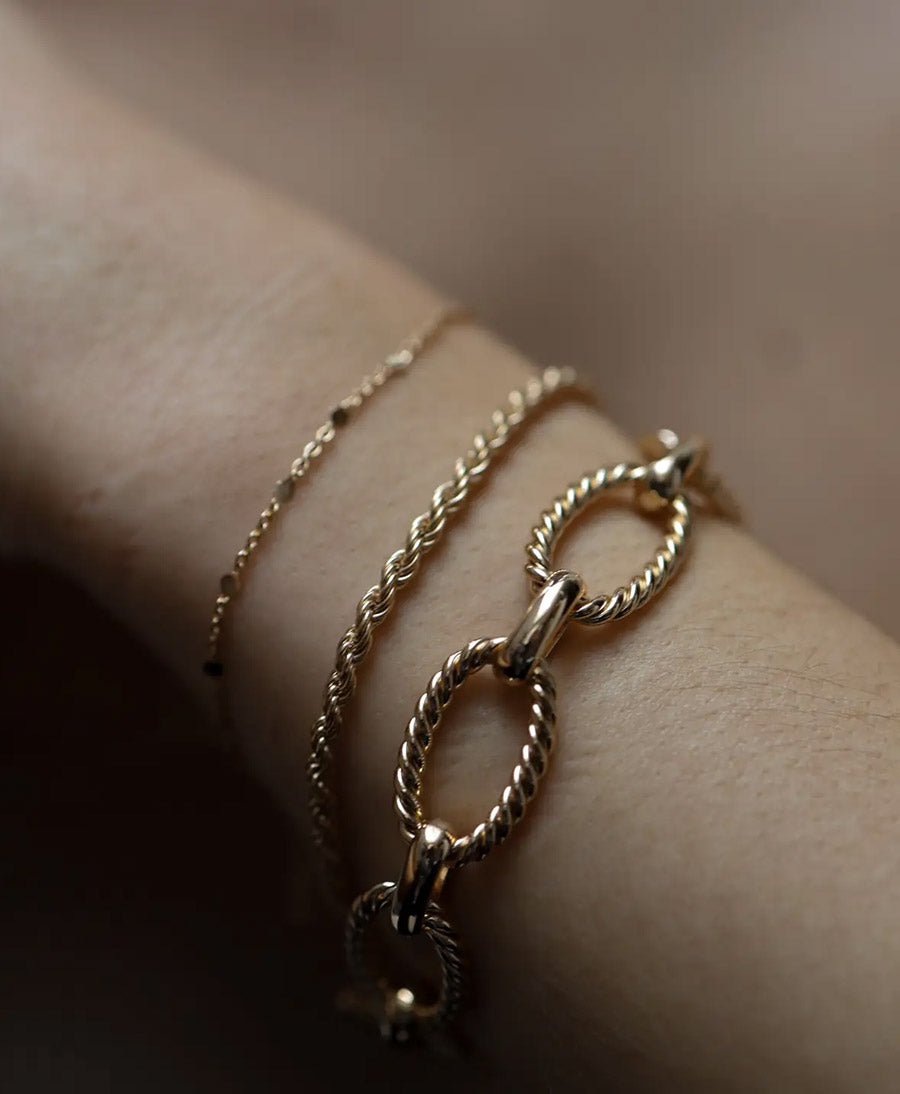 Armband / Bracelet vergoldet - Robespierre