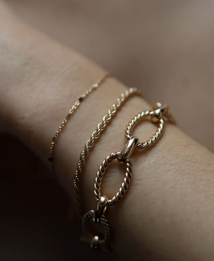 Armband / Bracelet vergoldet - Robespierre