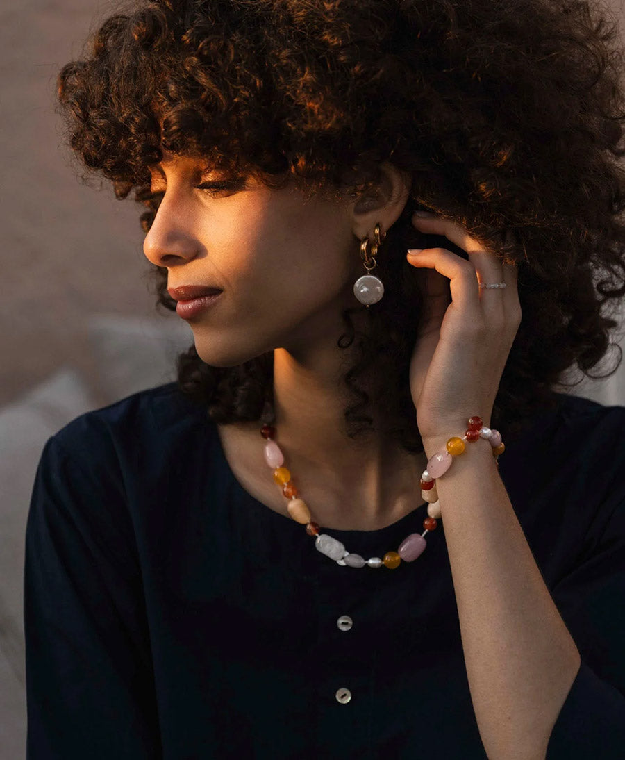 Armband aus Steinen JAMILA - Sunrise