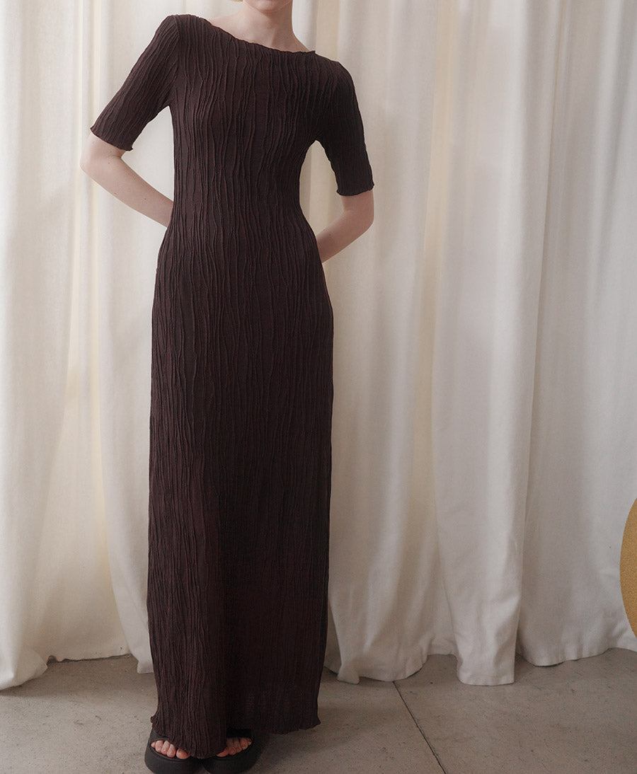 Kleid SERAPHINE - Dunkelbraun