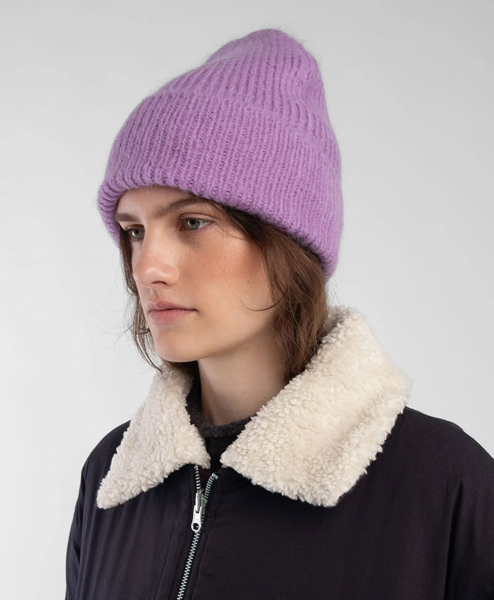 Strickmütze - Violet Brushed Rib Hat