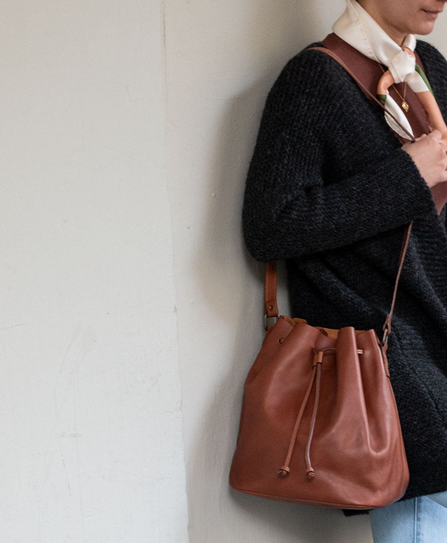 Bucket Bag - Braun - PARK - clomes