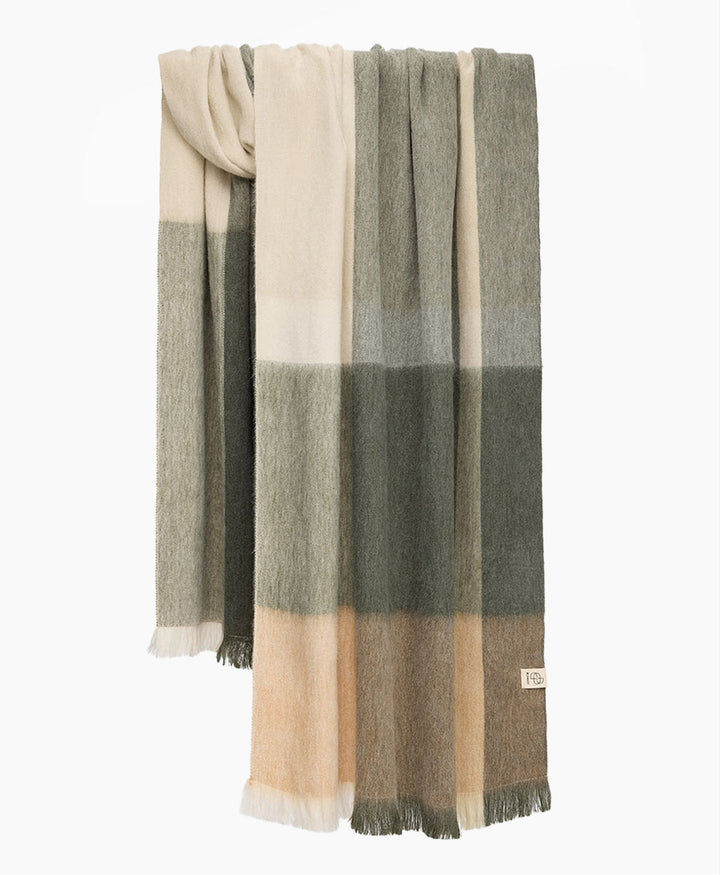 Halstuch Alpaka Schal - Karo - Pine Tree