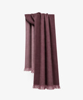 Halstuch Alpaka Schal Slim Bufandy in Aubergine Haze