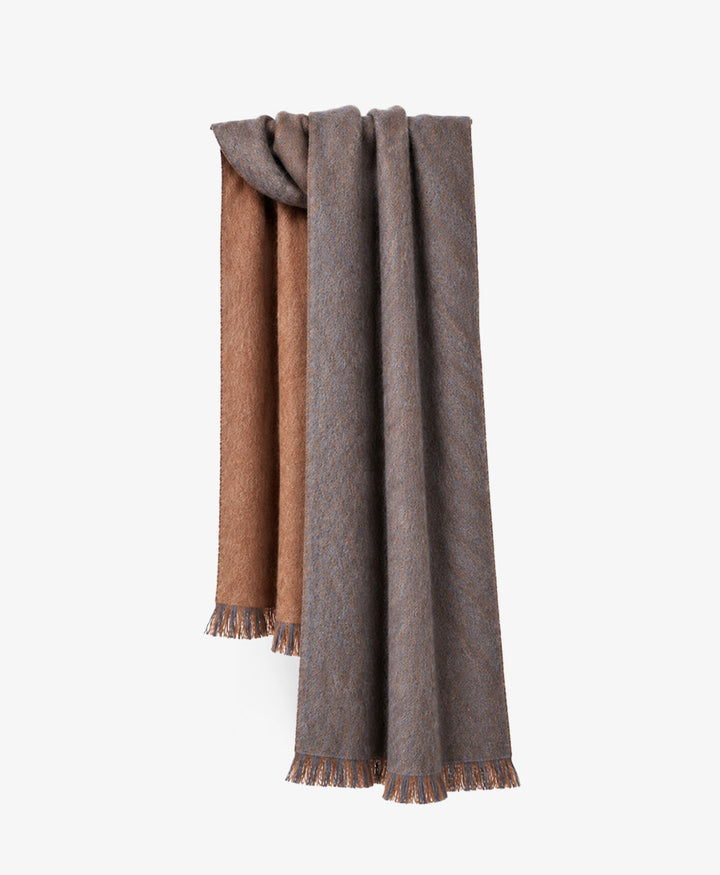 Halstuch Alpaka Schal Slim Doble - Indigo Oak