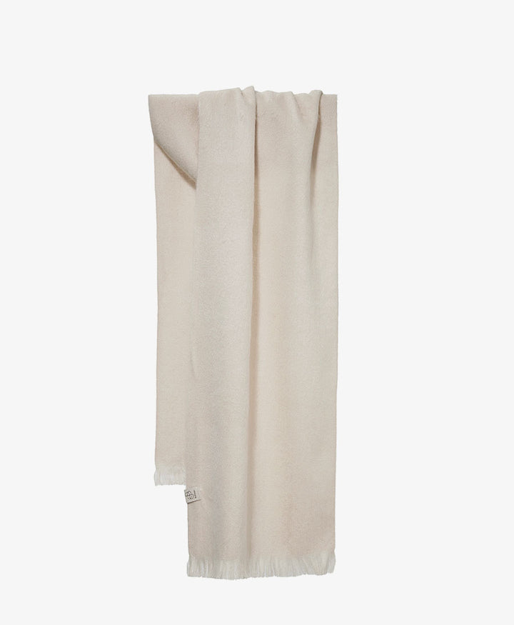 Halstuch Alpaka Schal Slim - Butter Cream