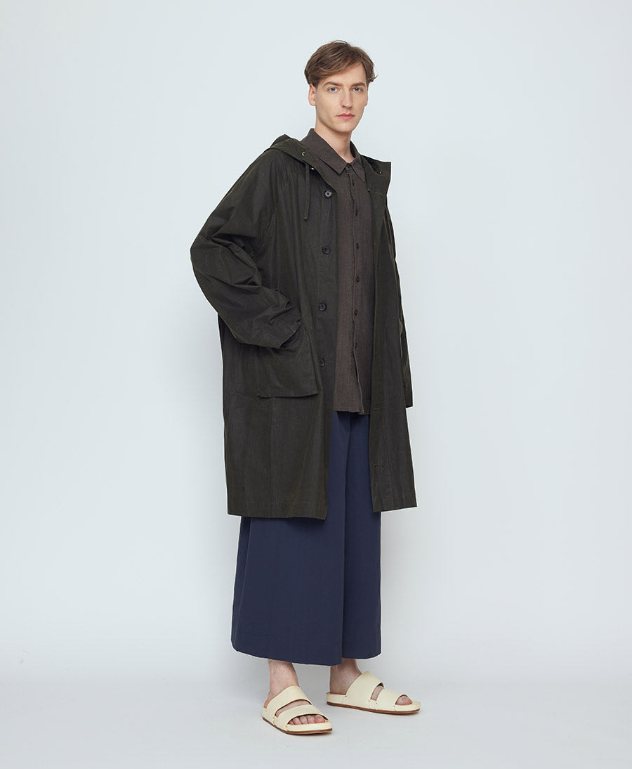 Jacke Forest Jacket aus gewachster Baumwolle - Deep Olive