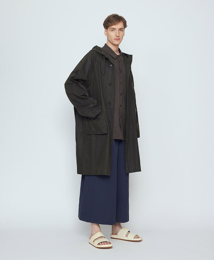 Jacke Forest Jacket aus gewachster Baumwolle - Deep Olive