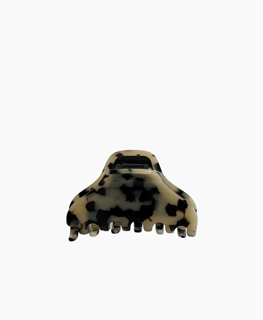 Haarklammer CARLA (M) aus Acetat - Helles Tortoise