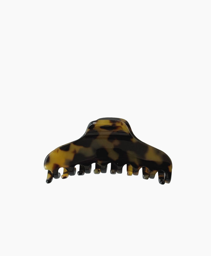 Haarklammer CLAIRE (M) aus Acetat - Tortoise