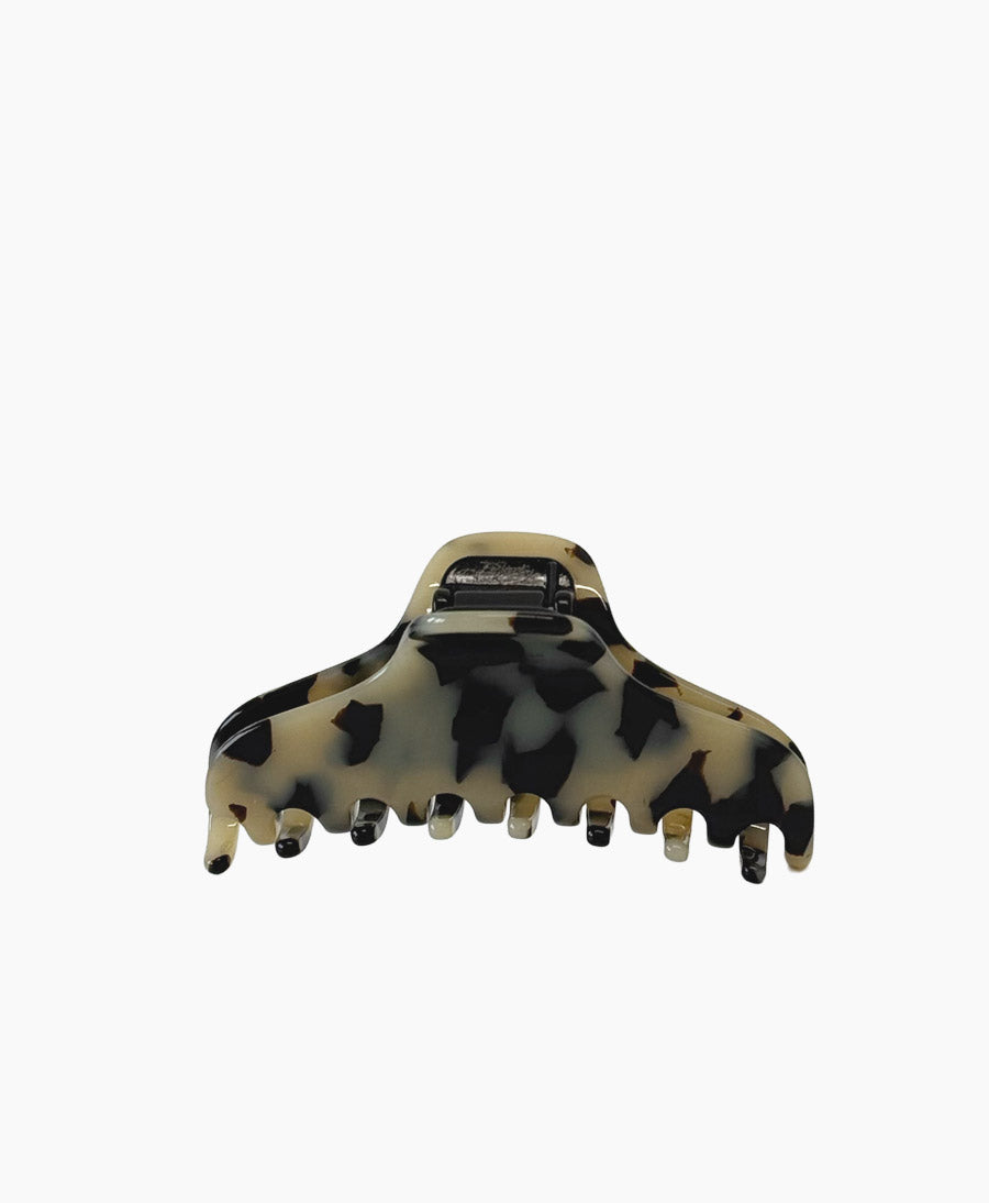 Haarklammer CLAIRE (M) aus Acetat - Helles Tortoise